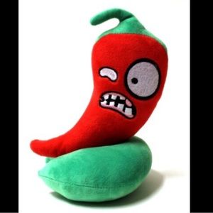 Red & Green Chili Pepper Plush Stuffed Toy - Soft Kids Plush